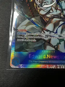 OP13-042 SR Edward.Newgate One Piece Card Game English Carrying On His Will - Image 3