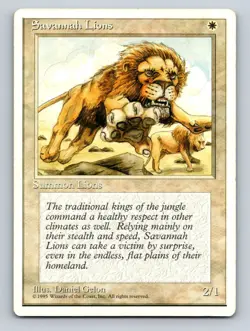 MTG Savannah Lions Regular NM - Image 1