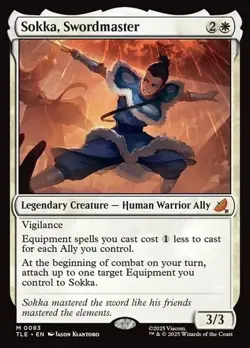 Sokka, Swordmaster - 83 - NM - Avatar: The Last Airbender - MTG - Image 1