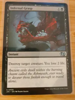 MTG Infernal Grasp 0456 J25 Foundations M/NM Free UK P&P - Image 1