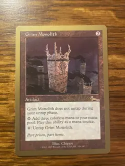 Grim Monolith - 1999 Kai Budde (ULG) World Championship Decks Regular - Image 1