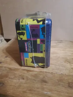 Pokemon Detective Pikachu Collector Treasure Chest Lunch Box Tin Sealed TCG 820650805387 - Image 4