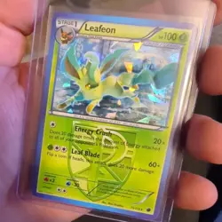 Leafeon (Team Plasma) Plasma Freeze #11 (2013) Rare LP Pokemon - Image 1