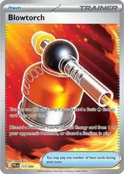 Blowtorch (#117/094) - Holofoil ME - Phantasmal Flames LP Pokemon - Image 1