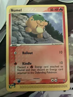 Pokemon TCG Numel EX Dragon 70/97 Regular Common LP - Image 1