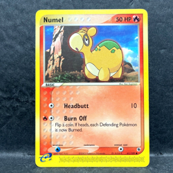2003 POKEMON EX RUBY & SAPPHIRE NUMEL 61/109 COMMON - Image 1