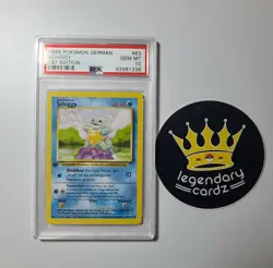 1999 Pokemon Squirtle #63 Common 1st First Edition German Base PSA 10 (gem mint) - Image 1