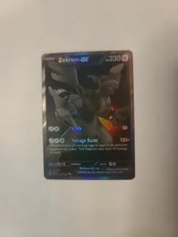 Pokemon TCG Black Bolt Zekrom Ex 172/86 English Pack To Sleeve - Image 2
