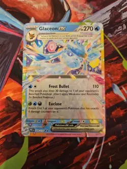 Glaceon ex 026/131 Holo Double Rare Prismatic Evolutions 2025 Pokemon NM/M - Image 1