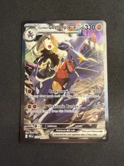 Pokemon TCG Cynthia's Garchomp ex 232/182 Sv10: Destined Rivals Holo - Image 1
