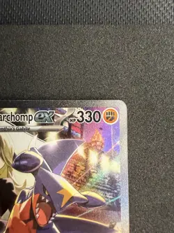 Pokemon TCG Cynthia's Garchomp ex 232/182 Sv10: Destined Rivals Holo - Image 3