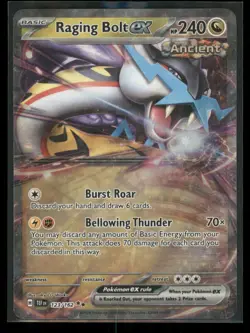 2024 Scarlet & Violet Series - Temporal Forces Raging Bolt ex Double Rare #123 - Image 1