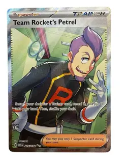 Team Rockets Petrel Ultra Rare Holo SV10 Destined Rivals 226/182 NM Pokemon TCG - Image 1
