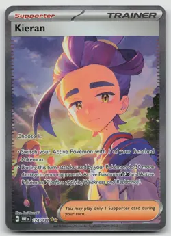 Kieran 174/131 Pokemon TCG SV: Prismatic Evolutions Special Illustration Rare NM - Image 1