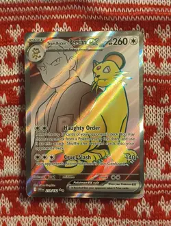 Pokemon TCG Team Rockets Persian EX Full Art 219/182 Destined Rivals - Image 1