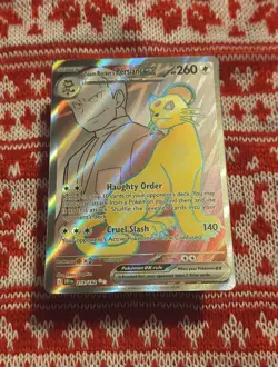 Pokemon TCG Team Rockets Persian EX Full Art 219/182 Destined Rivals - Image 2