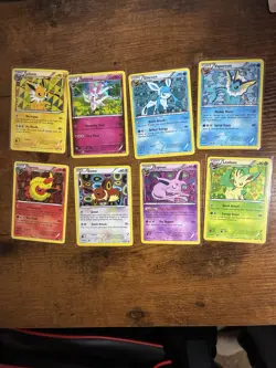 Pokemon Eeveelution Set Black & White Promo Missing Umbreon Holo +Bonus Sylveon - Image 1
