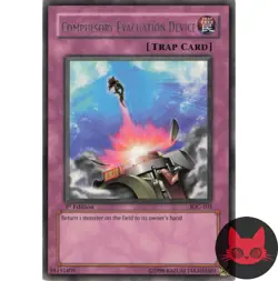 Yugioh Compulsory Evacuation Device IOC-103 Rare 1st Edition LP - Image 1