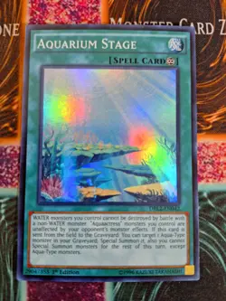 Yu-Gi-Oh! TCG Aquarium Stage DRL2-EN042 Super Rare 1st Edition Near Mint - Image 1