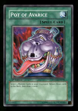 Pot of Avarice #SDZW-EN026 Yugioh 1st Edition - Image 1