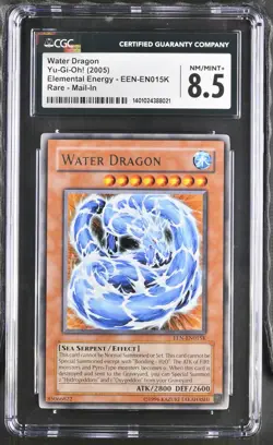 CGC 8.5 Yu-Gi-Oh! Water Dragon EEN-EN015K Redemption Mail-In - Image 1