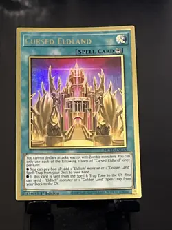 Yu-Gi-Oh TCG Cursed Eldland Maximum Gold: El Dorado 1st Edition MGED-EN048 - Image 1