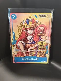 Monkey.D.Luffy (2nd Anniversary Stamped Promo) P-043 One Piece Promotion... - Image 1