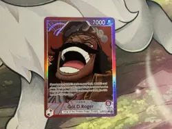 One Piece CCG TCG Gol.D.Roger Alternate Art Leader OP13 Carrying On His Will - Image 1