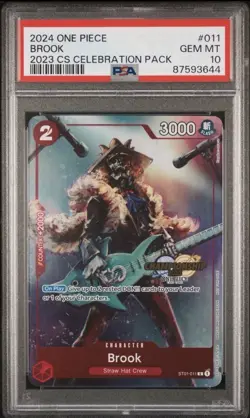 PSA 10 Brook ST01-011 2023 Championship Celebration Pack 2024 One Piece - Image 1