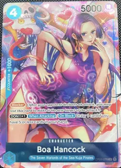 TCG One Piece English Boa Hancock (Parallel) OP01-078 Romance Dawn Foil - Image 1