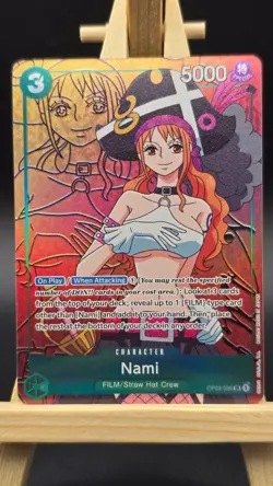 One Piece TCG - Nami (Alternate Art) OP02-036 Paramount War Foil NM - Image 1