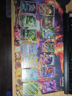 Lot Of 14 Full Art And Trainer Pokemon Cards, NM, With Hilda Full Art. W Loaders - Image 1