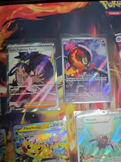 Lot Of 14 Full Art And Trainer Pokemon Cards, NM, With Hilda Full Art. W Loaders - Image 4