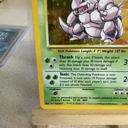 Nidoking - 11/102 - Pokemon Base Set Unlimited Holo Rare Card WOTC LP/MP - Image 4