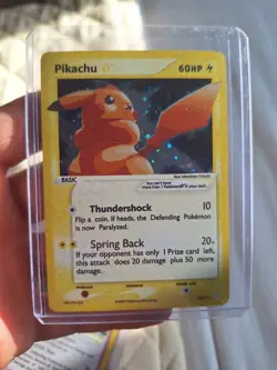 Pikachu [Gold Star] #104 Pokemon Holon Phantoms [CUSTOM CARD] - Image 1