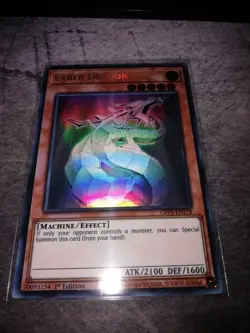 GFP2-EN178 Cyber Dragon Ghost Rare 1st Edition Mint YuGiOh Card Boosterfrisch - Image 1