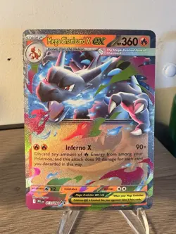 Mega Charizard X ex 013/094 NM - Pokemon Phantasmal Flames - Lot Of 2 Cards - Image 2