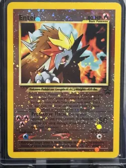 Pokemon TCG Entei #34 Reverse Holo Promo Card 2001 - Image 1
