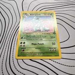 Nidoqueen Jungle Set 23/64 Rare Pokemon Card WOTC LP - Image 2