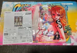 One Piece Official Playmat Nami, Usopp CARD Limited Edition Vol.3 Japanese [New] - Image 1