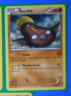 Stunfisk 68/101 Pokemon card BW Noble Victories uncommon NM - Image 1