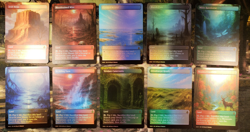 Fetch Lands Set (10 Pack) FOIL Proxy Cards with Custom Fantasy Landscapes Art - Image 3