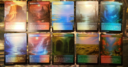 Fetch Lands Set (10 Pack) FOIL Proxy Cards with Custom Fantasy Landscapes Art - Image 4