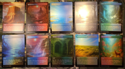 Fetch Lands Set (10 Pack) FOIL Proxy Cards with Custom Fantasy Landscapes Art - Image 5