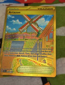 Pokemon TCG Artazon Hyper Rare Holo Card 229/197 Sv03: Obsidian Flames - Image 5