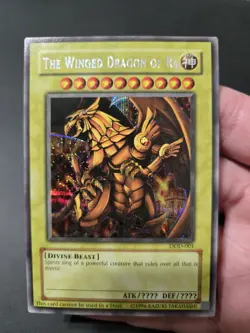 Yu-Gi-Oh the Winged Dragon of Ra DOD-001 Secret Rare Card - Image 1