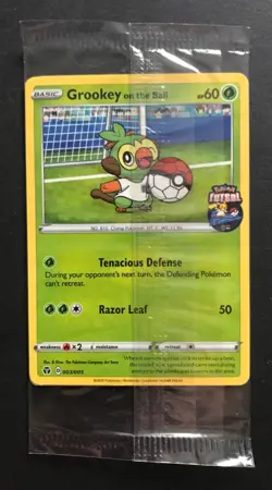 Grookey On The Ball 003/005 Futsal Pokemon Card PROMO UK Exclusive NEW SEALED - Image 1