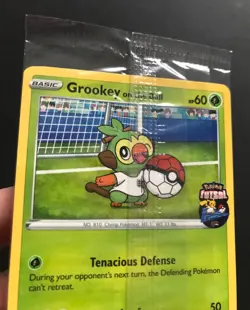 Grookey On The Ball 003/005 Futsal Pokemon Card PROMO UK Exclusive NEW SEALED - Image 3