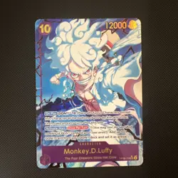 One Piece Card TCG The Best Monkey.D.Luffy Alt Art PRB01 OP05-119 NM English - Image 1
