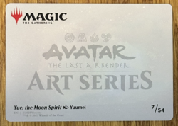 MTG: Avatar: The Last Airbender Art Card, Yue, the Moon Spirit 7/54 - Image 2